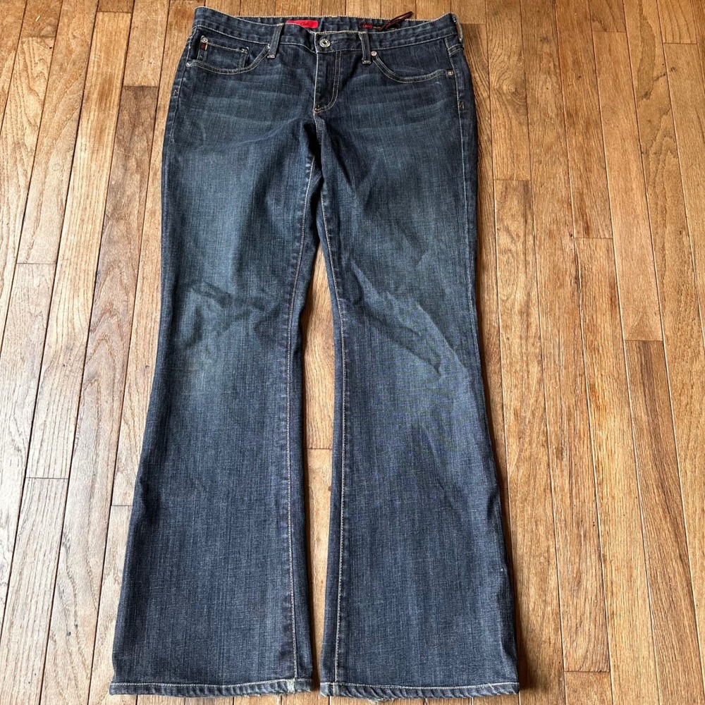 AG Adriano Goldschmied The Club Jeans Women 31R Flare Dark Wash Denim Y2K USA - Picture 1 of 9